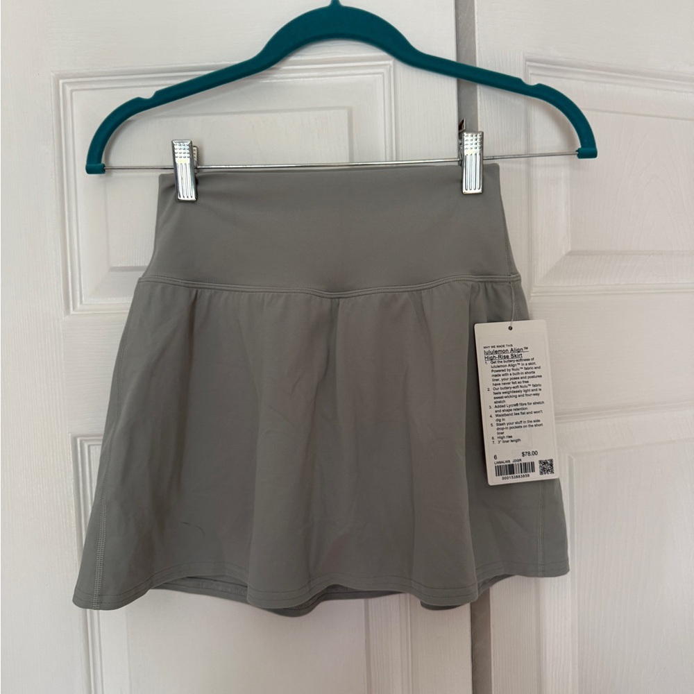 Lululemon Align High Rise Skirt Jade Green